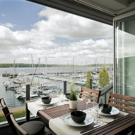 Fewo1846 - Baltic Lodge - Komfortable Maisonettewohnung Mit 3 Schlafzimmern, Balkon Und Blick Auf Die Marina Sonwik Flensburgo Exterior foto